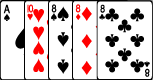 3 of a Kind Poker Hand
