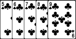 Straight Flush Poker Hand